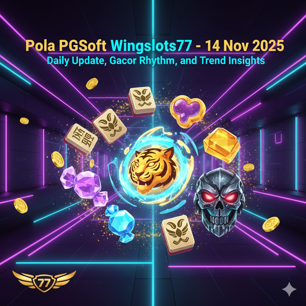 Update pola PGSoft Wingslots77 14 November 2025. Analisis singkat, ritme pola, dan game yang tampil gacor sepanjang hari untuk pemain setia Wingslots77.