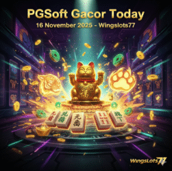 Update pola dan game gacor PGSoft 16 November 2025. Analisis storytelling tentang ritme permainan, volatilitas, dan rekomendasi terbaik untuk pemain Wingslots77.