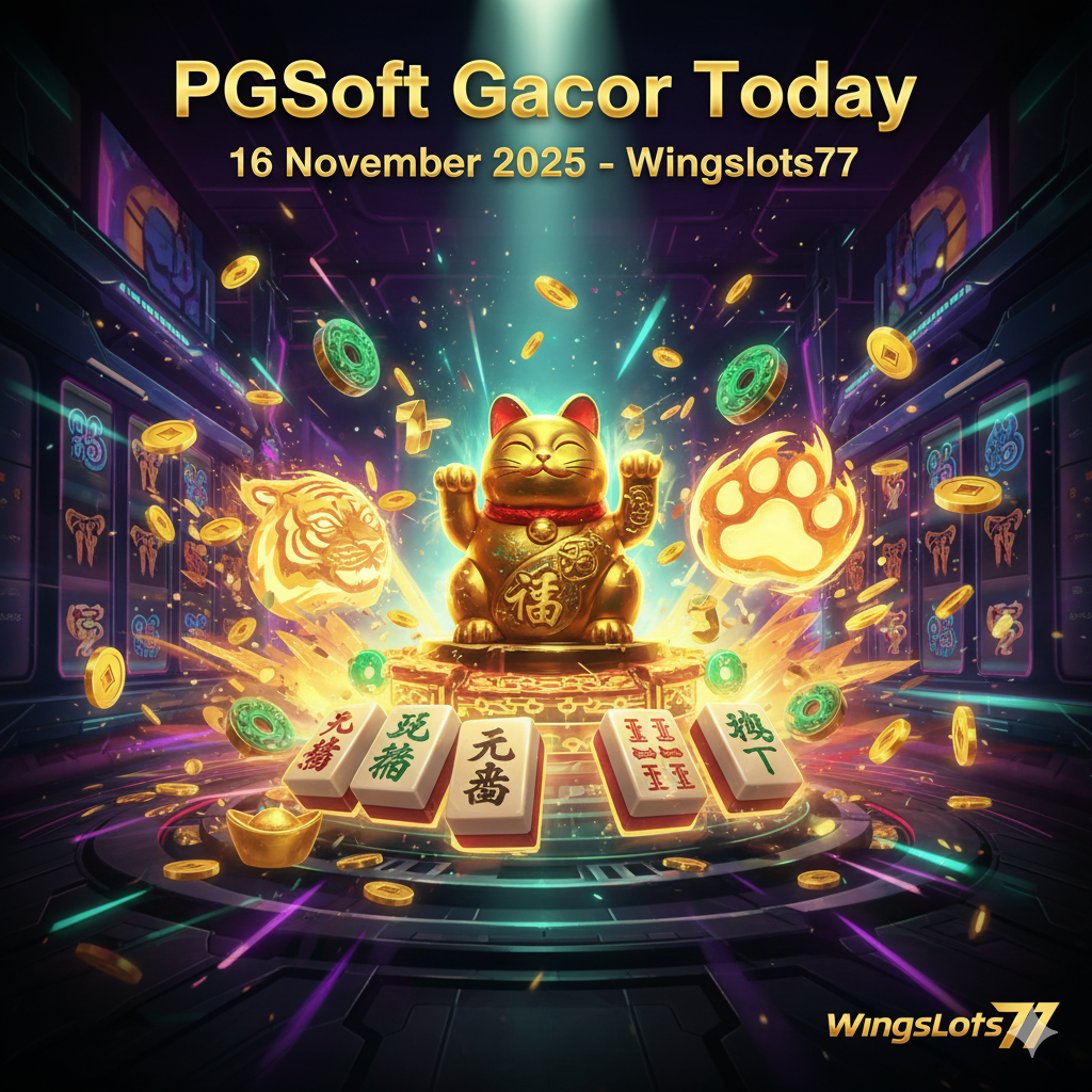 Update pola dan game gacor PGSoft 16 November 2025. Analisis storytelling tentang ritme permainan, volatilitas, dan rekomendasi terbaik untuk pemain Wingslots77.