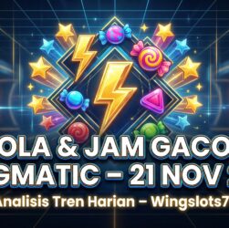 Analisis tren permainan Pragmatic Play 21 November 2025: pola pemain, jam ramai, perilaku game, dan cara memahami ritme putaran secara lebih cerdas.