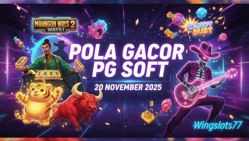 Update pola gacor PG Soft 20 November 2025 paling lengkap untuk pemain Wingslots77. Cek pola, jam hoki, dan game paling gacor hari ini!