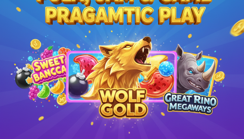pola gacor Pragmatic Play, jam terbaik bermain slot, game gacor Pragmatic Play, Sweet Bonanza, Great Rhino Megaways, Wolf Gold, Wingslots77, RTP tinggi