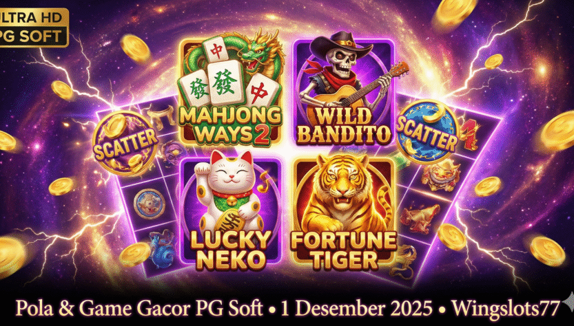 game gacor pg soft, pola pg soft terbaru, pola 1 desember 2025, wingslots77, jam hoki pg soft, game pg soft gacor, pola maxwin pg soft, mahjong ways gacor, wild bandito gacor, pg soft hari ini