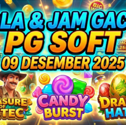 Pola gacor PG Soft, Jam gacor PG Soft, Game PG Soft 09 Desember 2025, Wingslots77, Jackpot PG Soft, RTP PG Soft, Dragon Hatch, Treasure of Aztec, Candy Burst