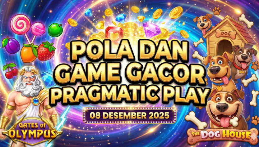 pola gacor Pragmatic Play, game gacor Pragmatic Play 2025, Sweet Bonanza, Gates of Olympus, slot gacor 08 Desember, Wingslots77.