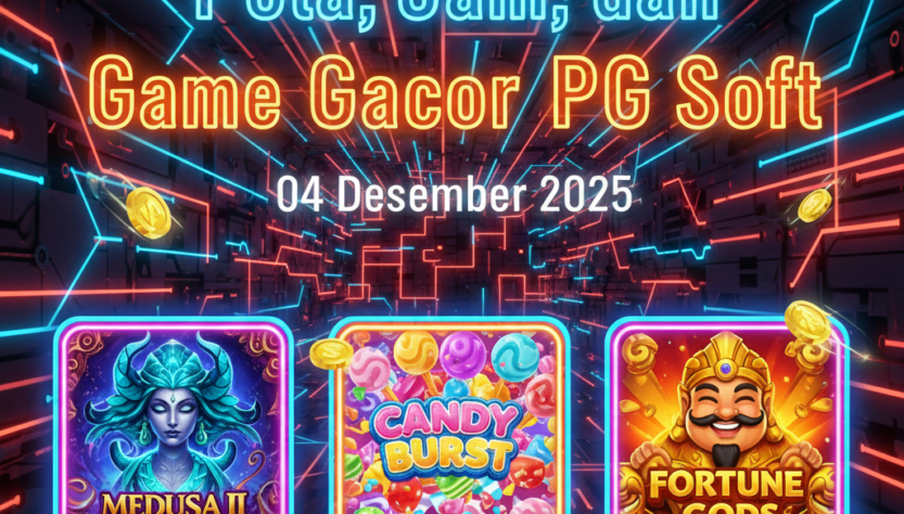 pola gacor PG Soft, game slot gacor PG Soft, jam gacor slot, PG Soft 2025, Medusa II, Candy Burst, Fortune Gods, Jackpot Farm, Piggy Gold