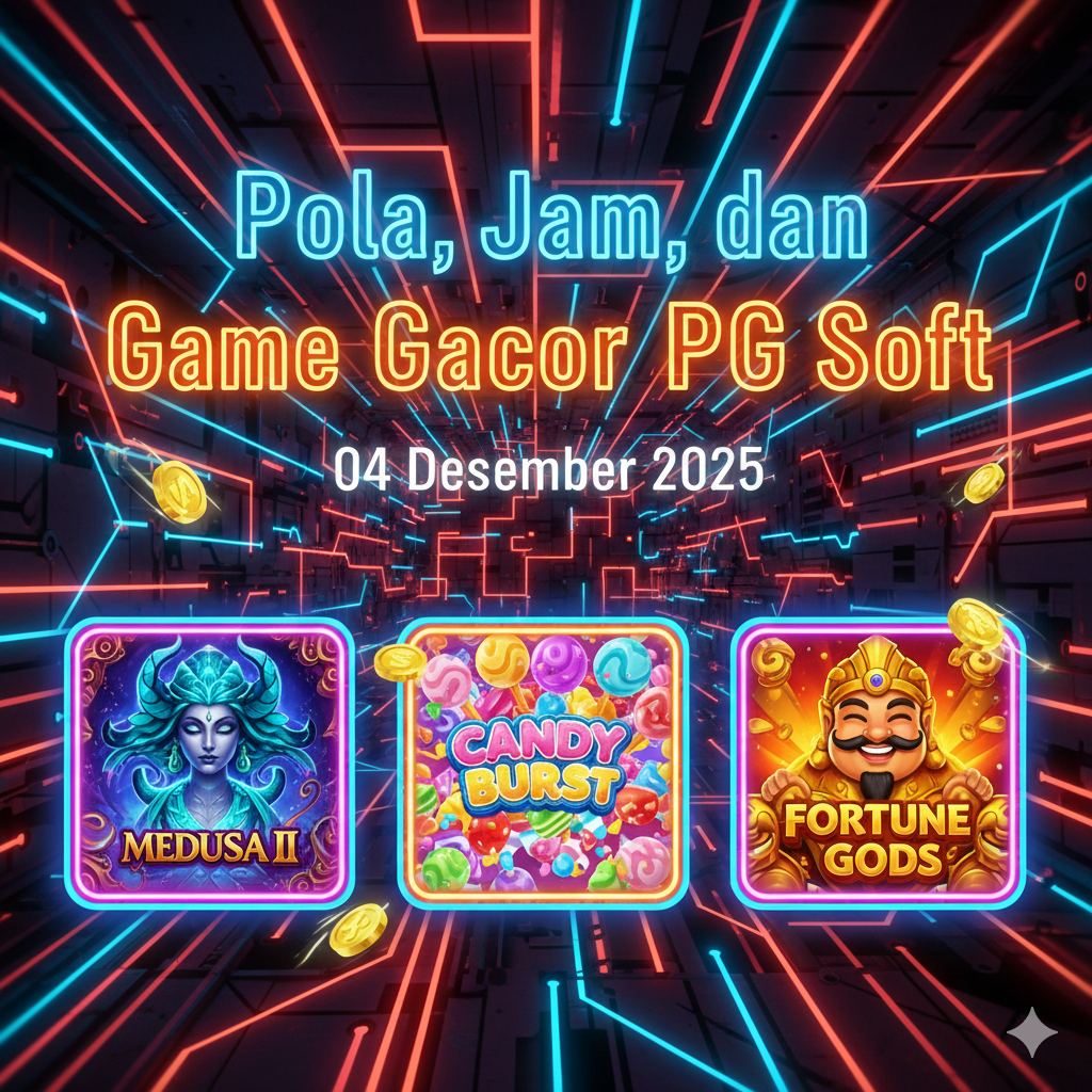 pola gacor PG Soft, game slot gacor PG Soft, jam gacor slot, PG Soft 2025, Medusa II, Candy Burst, Fortune Gods, Jackpot Farm, Piggy Gold