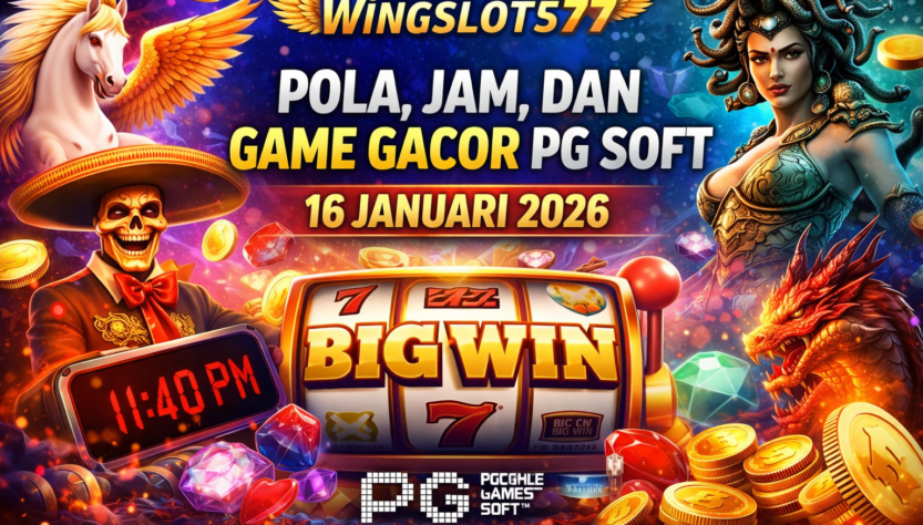 Pola slot PG Soft, game gacor PG Soft, tips menang PG Soft, Wingslots77, waktu terbaik bermain slot, taruhan slot PG Soft, jackpot PG Soft, game slot terbaru PG Soft