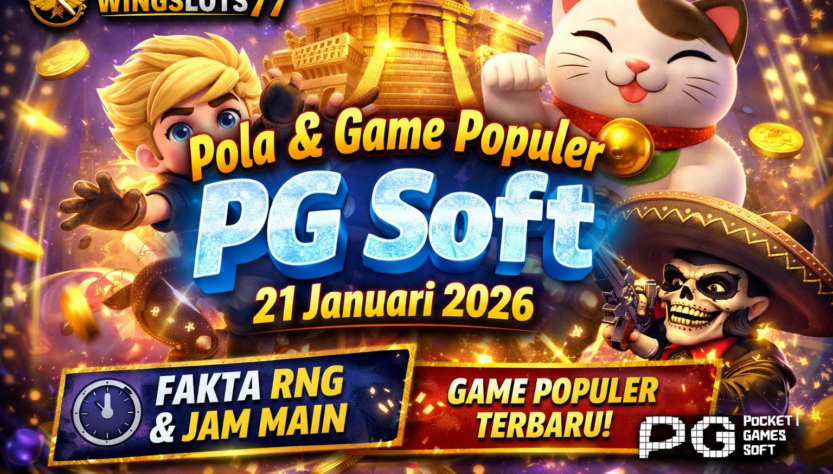 PG Soft 2026, game PG Soft populer, pola PG Soft, jam main PG Soft, game slot demo, informasi PG Soft, Wingslots77, hiburan digital
