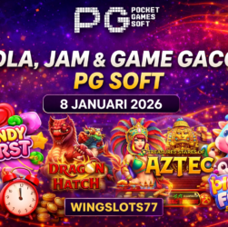 Pola gacor PG Soft, jam gacor PG Soft, game gacor 8 Januari 2026, strategi slot PG Soft, Wingslots77, slot gacor hari ini, tips slot PG Soft