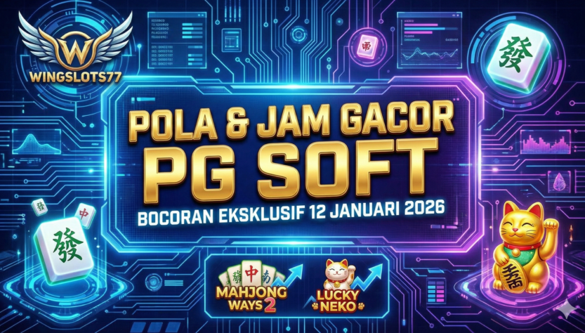 pola gacor pg soft, jam hoki main slot, Wingslots77, rtp slot hari ini, bocoran slot 12 januari 2026, slot gacor 2026, trik mahjong ways 2.