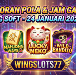 Pola Gacor PG Soft, Jam Gacor Hari Ini, Wingslots77, RTP Slot Tertinggi, Bocoran Slot 24 Januari 2026, Cara Menang Main Slot, Mahjong Ways 2, Lucky Neko