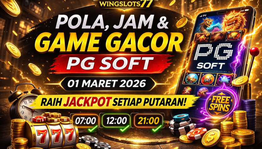 pola permainan PG Soft, game gacor PG Soft, jam terbaik bermain slot, tips bermain slot, Wingslots77, slot gacor, RTP tinggi PG Soft, tips taruhan slot