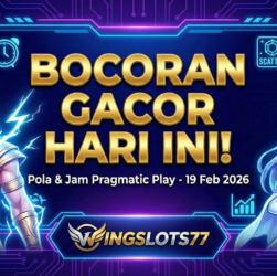 Wingslots77, slot gacor hari ini, pola slot pragmatic, jam hoki main slot, RTP live pragmatic 19 februari 2026, game slot gacor 2026, tips menang slot online.