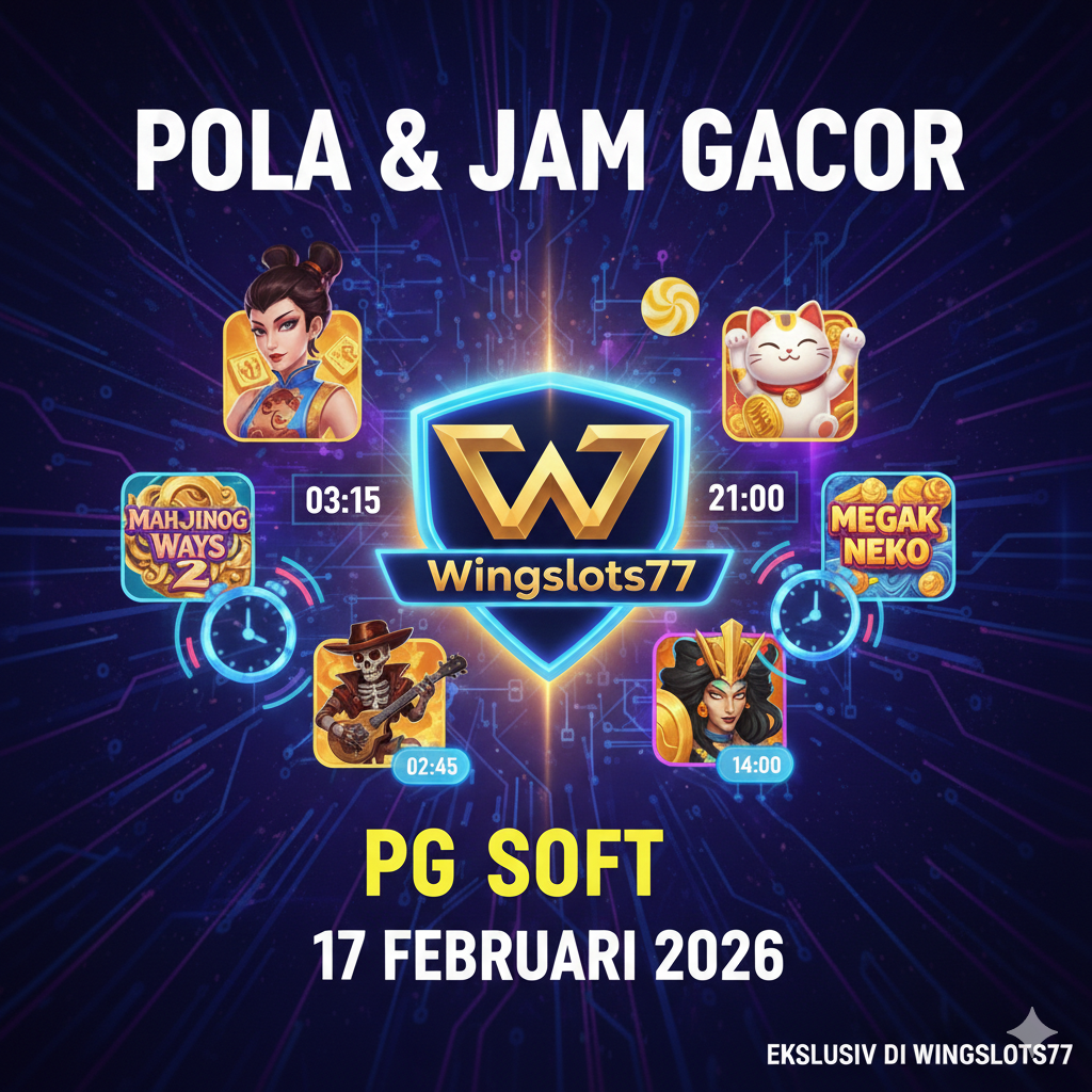 PG Soft Gacor, Wingslots77, Jam Hoki Slot, Pola Mahjong Ways, Strategi Slot 2026.