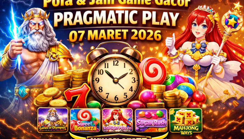 Pola & Jam Game Gacor Pragmatic Play 7 Maret 2026 | Wingslots77