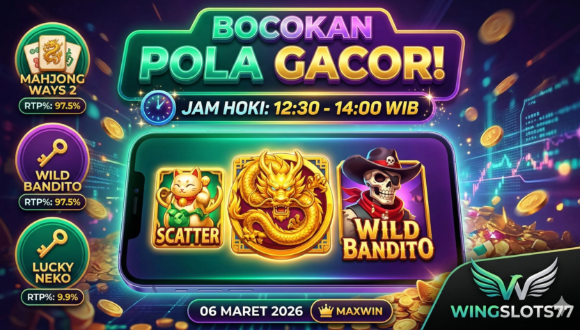PG Soft Gacor, Pola Gacor Hari Ini, Jam Hoki PG Soft, Wingslots77, Mahjong Ways 2 Gacor, Tips Menang Slot, Slot Gacor 2026