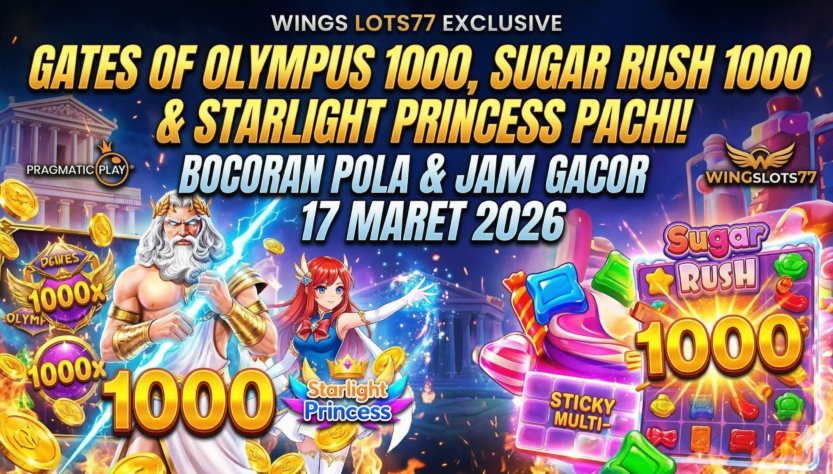 Wingslots77, Pragmatic Play, Jam Gacor Hari Ini, Pola Slot Gacor, Slot Online 2026, Bocoran Gates of Olympus, Strategi Slot