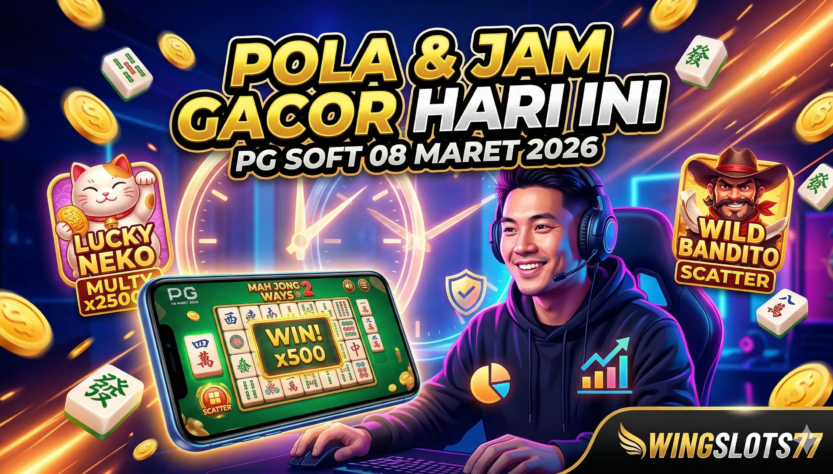 Wingslots77, PG Soft, Mahjong Ways 2 Gacor, Jam Hoki PG Soft, Pola Slot Hari Ini