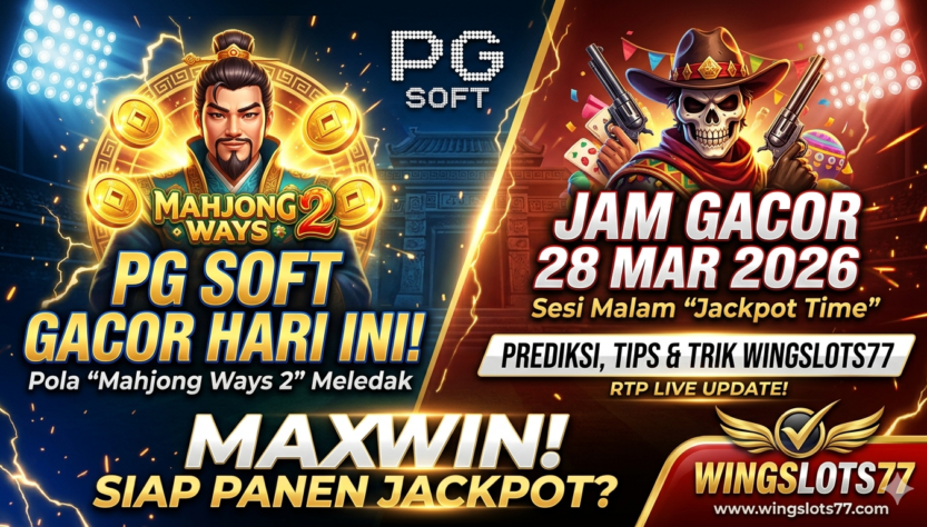PG Soft Gacor, Wingslots77, Jam Gacor PG Soft, Pola Mahjong Ways 2, Strategi Slot 2026, Cara Menang PG Soft