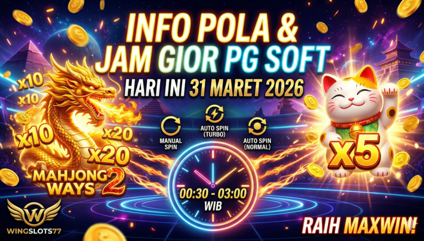 jam gacor pg soft hari ini, pola mahjong ways 2, rtp slot pg soft tertinggi, WINGSLOTS77, bocoran pg soft 31 maret 2026, trik maxwin pg soft, slot gacor anti rungkad