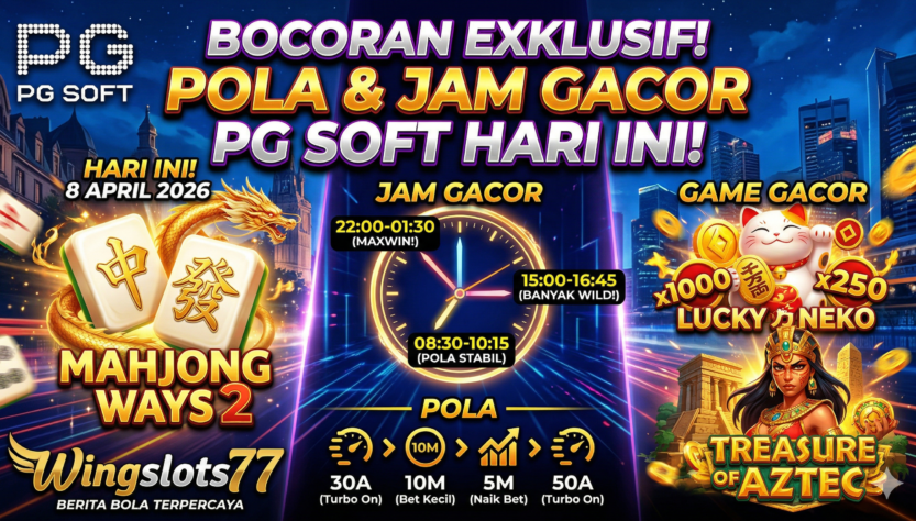 pola gacor pg soft, jam hoki pg soft hari ini, trik mahjong ways 2, Wingslots77, game gacor pg soft 2026, bocoran slot gacor hari ini