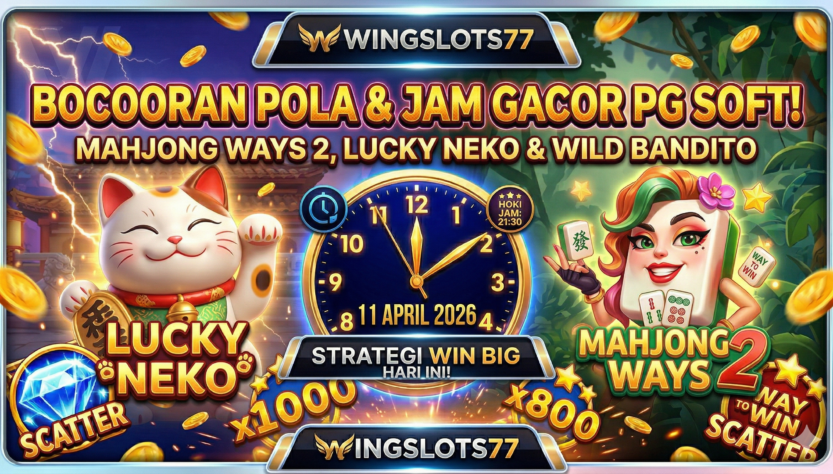 pola gacor pg soft, jam hoki pg soft, wingslots77, bocoran mahjong ways 2, trik slot pg soft 2026, rtp live wingslots77
