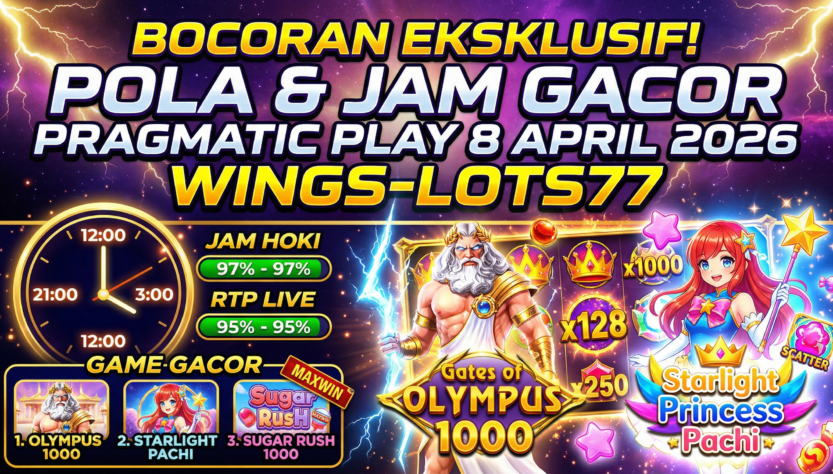 pola gacor pragmatic play, jam hoki slot hari ini, game gacor pragmatic 2026, Wingslots77, trik slot olympus, cara menang slot pragmatic