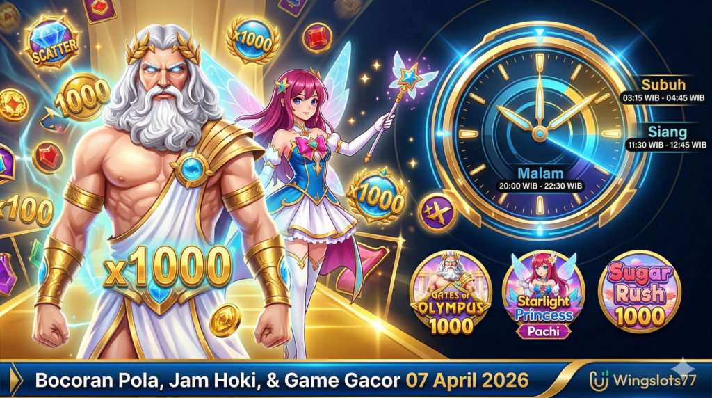 pola gacor, jam gacor pragmatic, pragmatic play hari ini, wingslots77, slot gacor 7 april 2026, trik menang slot